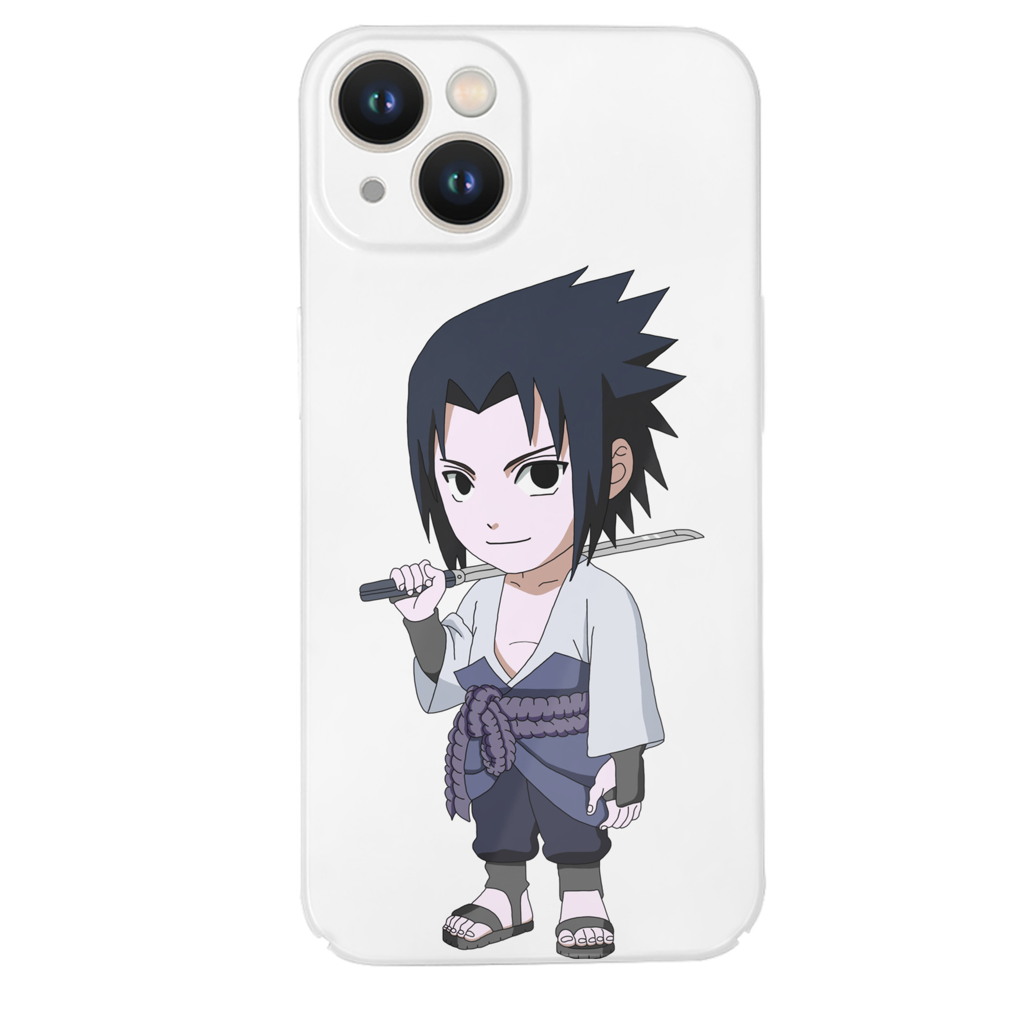 （画像用） NARUTO -ナルト- うちは サスケ Uchiha Sasuke 【iPhone 14シリーズ対応】ハードケース